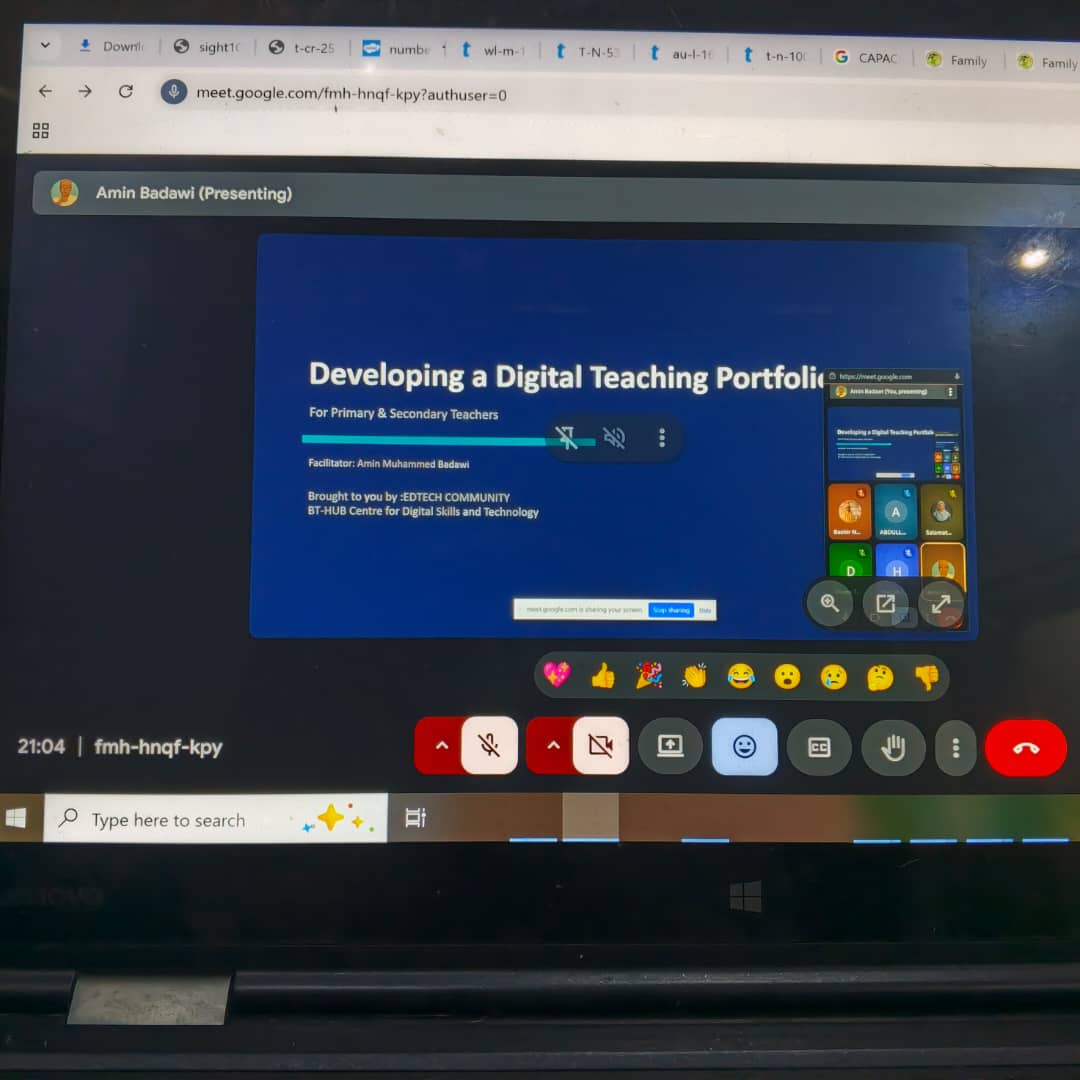 Webinar slide show session