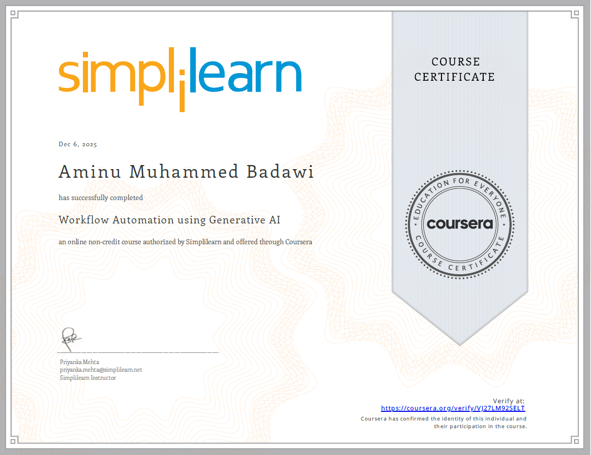 Certificate Thumbnail